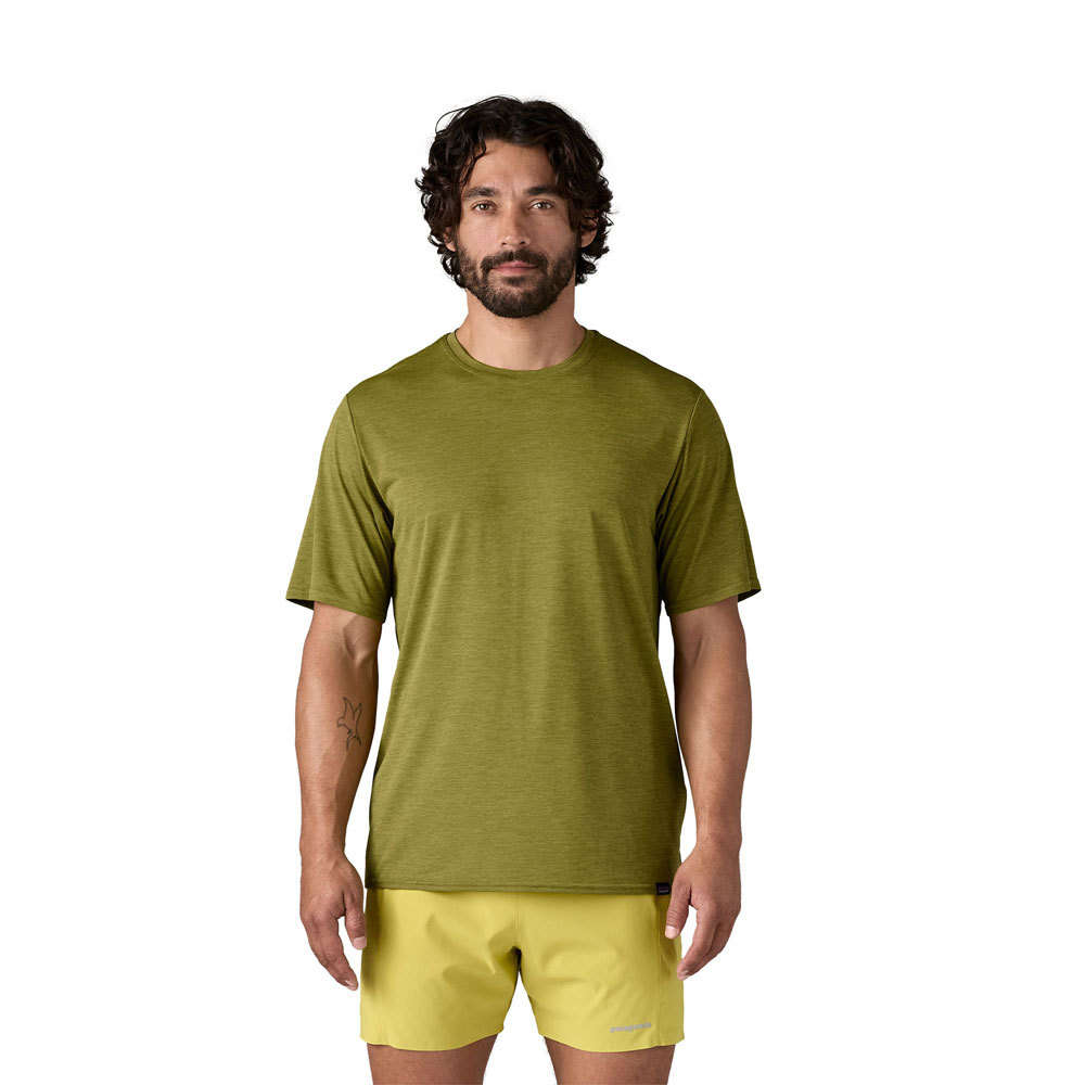 Patagonia Men's Cap Cool Daily T-Shirt (Graze Green - Light Graze Green X-Dye)