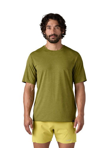 Patagonia Men's Cap Cool Daily T-Shirt (Graze Green - Light Graze Green X-Dye)