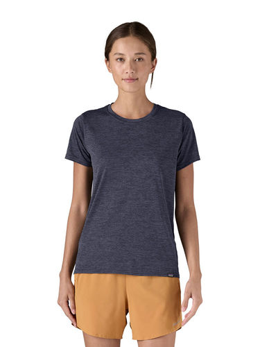 Patagonia Women's Cap Cool Daily T-Shirt (Smolder Blue - Light Smolder Blue X-Dye)