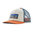 Patagonia P-6 Logo LoPro Trucker Hat (White w/Redtail Rust)