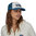 Patagonia P-6 Logo LoPro Trucker Hat (White w/Redtail Rust)