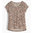 Royal Robbins Dames Featherweight V-Neck Tee (Dark Olive Yarrow Print)