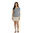 Royal Robbins Dames Featherweight V-Neck Tee (Deep Blue Presidio Print)