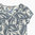 Royal Robbins Dames Featherweight V-Neck Tee (Deep Blue Presidio Print)