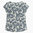 Royal Robbins Dames Featherweight V-Neck Tee (Deep Blue Presidio Print)