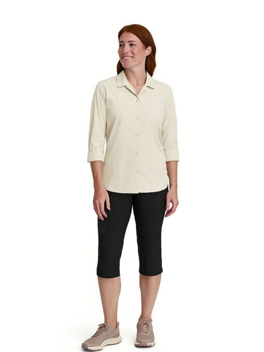 Royal Robbins Women's Expedition III L/S (Sandstone)