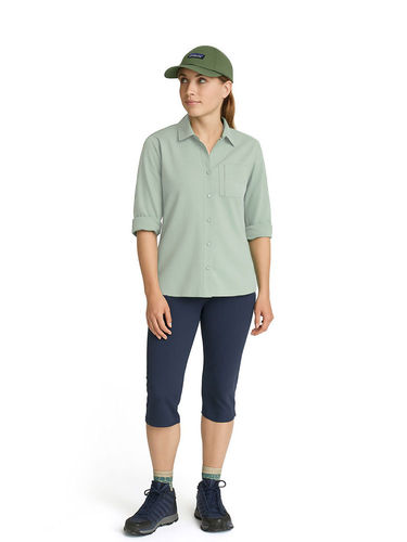 Royal Robbins Women's Expedition III L/S (Sage Leaf)