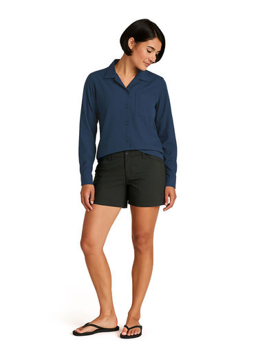 Royal Robbins Women's Expedition III L/S (Deep Blue)
