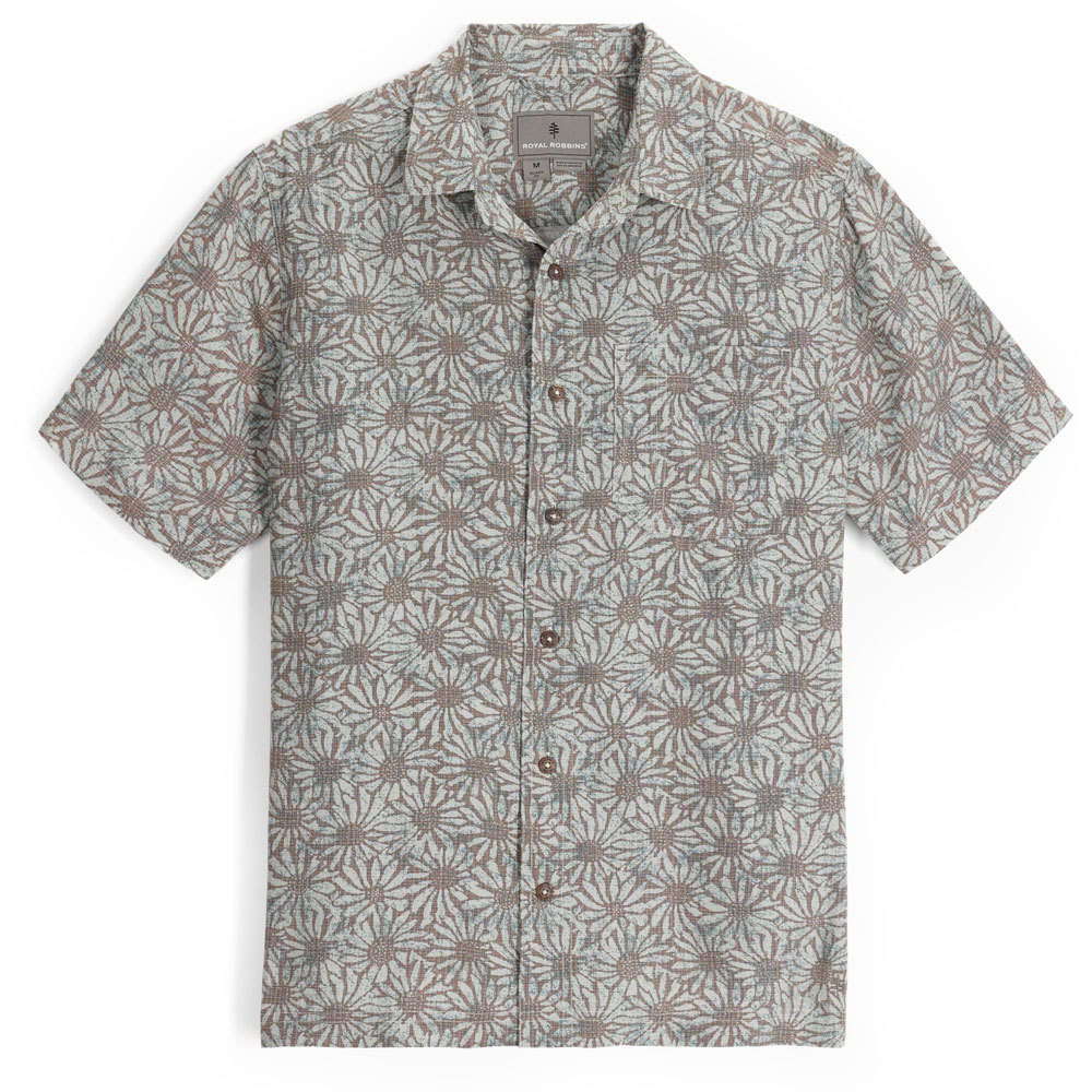 Royal Robbins Heren Camino Pucker S/S (Lion Caledonia Pt)