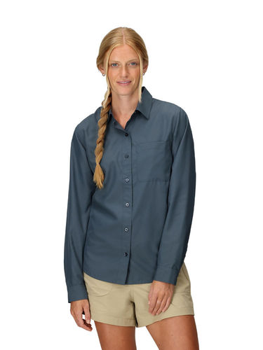 Marmot Women's AirExchange SolarShield LS Shirt (Thunderhead)