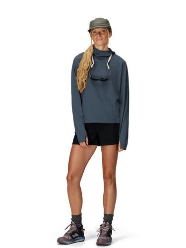 Marmot Dames AirExchange SolarShield Hoody LS (Thunderhead)