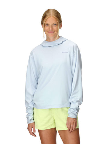 Marmot Dames AirExchange SolarShield Hoody LS (Vapor)