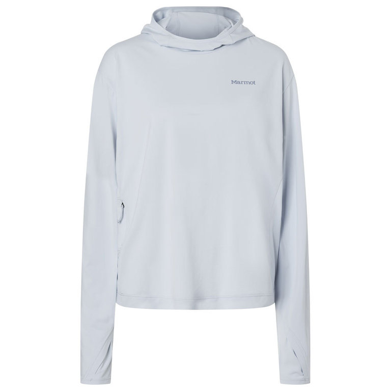 Marmot Women's AirExchange SolarShield Hoody LS (Vapor) Shirt