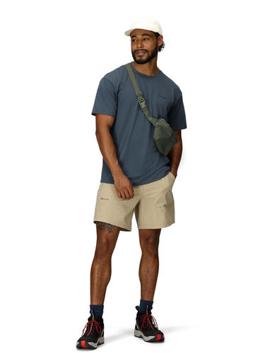 Marmot Men's AirExchange SolarShield SS Crew (Thunderhead)