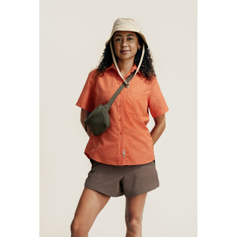 (取寄) マーモット レディース ショートスリーブ クルー トップ - ウィメンズ Marmot women AirExchange SolarShield Short-Sleeve Crew Top - Women's Sumac Women's Marmot AirExchange SolarShield Crew Short Sleeve