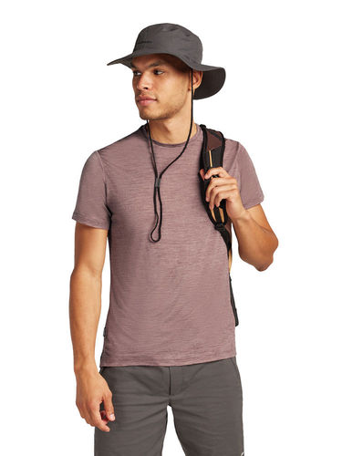 Icebreaker Heren Merino Blend 125 Cool-Lite™ Sphere SS Tee (Carob Heather)