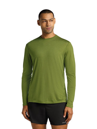Icebreaker Heren Merino Blend 125 Cool-Lite™ Sphere LS Tee (Sphagnum)