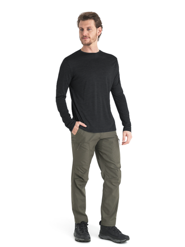 Icebreaker Heren Merino Blend 125 Cool-Lite™ Sphere LS Tee (Black)