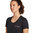 Icebreaker Dames Merino 150 Tech Lite SS Scoop Tee IB Wordmark (Black)