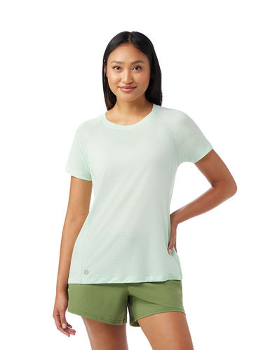 Smartwool Women Active Ultralite Short Sleeve (Matcha Green)