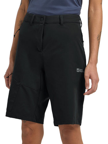 Jack Wolfskin Dames Pico Trail Shorts (Black)