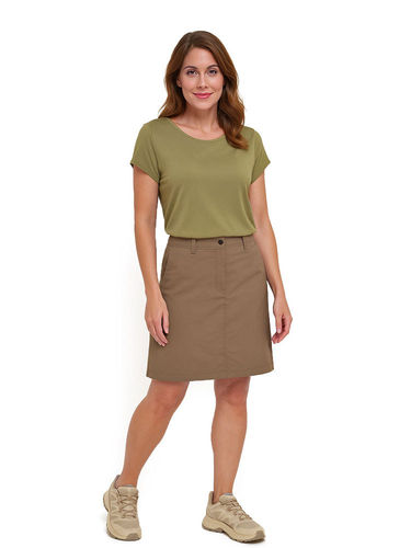 Jack Wolfskin Dames Tihama Skort (Cold Coffee)