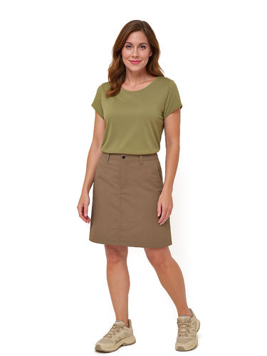 Jack Wolfskin Dames Tihama Skort (Cold Coffee)