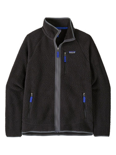 Patagonia Men's Retro Pile Jacket (Black w/Forge Grey)