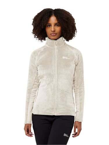 Jack Wolfskin Women's Rotwand Full Zip (Pale Sand)
