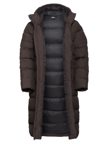 Jack Wolfskin Dames Frozen Palace Coat (Peat)