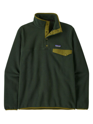 Patagonia Men's Lightweight Synchilla Snap-T Fleece Pullover (Old Growth Green)