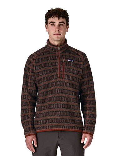 Patagonia Heren Better Sweater 1/4 Zip (Woven Together: Dried Vanilla)