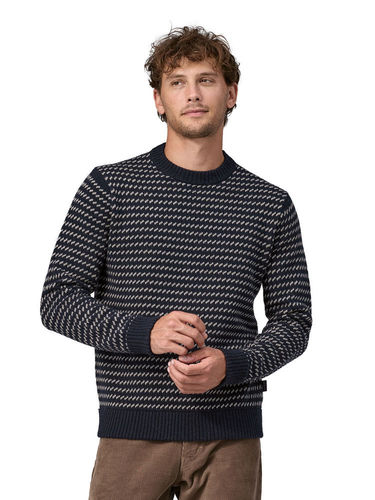 Patagonia Heren Recycled Wool-Blend Sweater (Classic Navy)