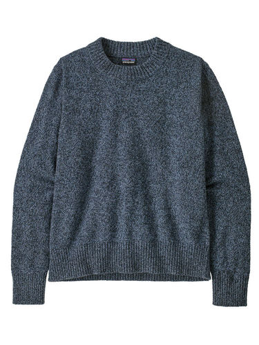 Patagonia Dames Recycled Wool-Blend Sweater (Dappled: Sunken Blue)