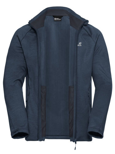 Jack Wolfskin Men's Peak District Full Zip (Midnight Sky)