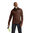 Jack Wolfskin Heren Peak District Full Zip (Hot Choc)