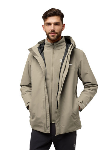 Jack Wolfskin Heren Altenberg 3-in-1 Jacket (Linen)