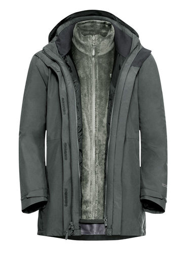Jack Wolfskin Dames Rotwand 3-in-1 Jacket (Slate Green)