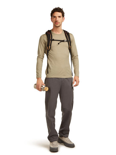 Icebreaker Men's 200 Oasis LS Crewe - Flagstone