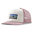 Patagonia P-6 Logo Trucker Hat - White w/Quiet Violet
