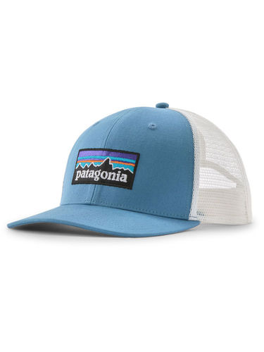 Patagonia P-6 Logo Trucker Hat - Shore Blue