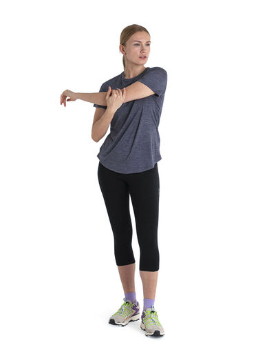 Icebreaker Dames Merino Blend 125 Cool-Lite™ Sphere SS Tee - Midnight Navy
