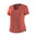 Smartwool Dames Active Ultralite V-Neck Short Sleeve - Burnt Sienna