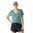 Smartwool Dames Active Ultralite V-Neck Short Sleeve - Dusty Teal