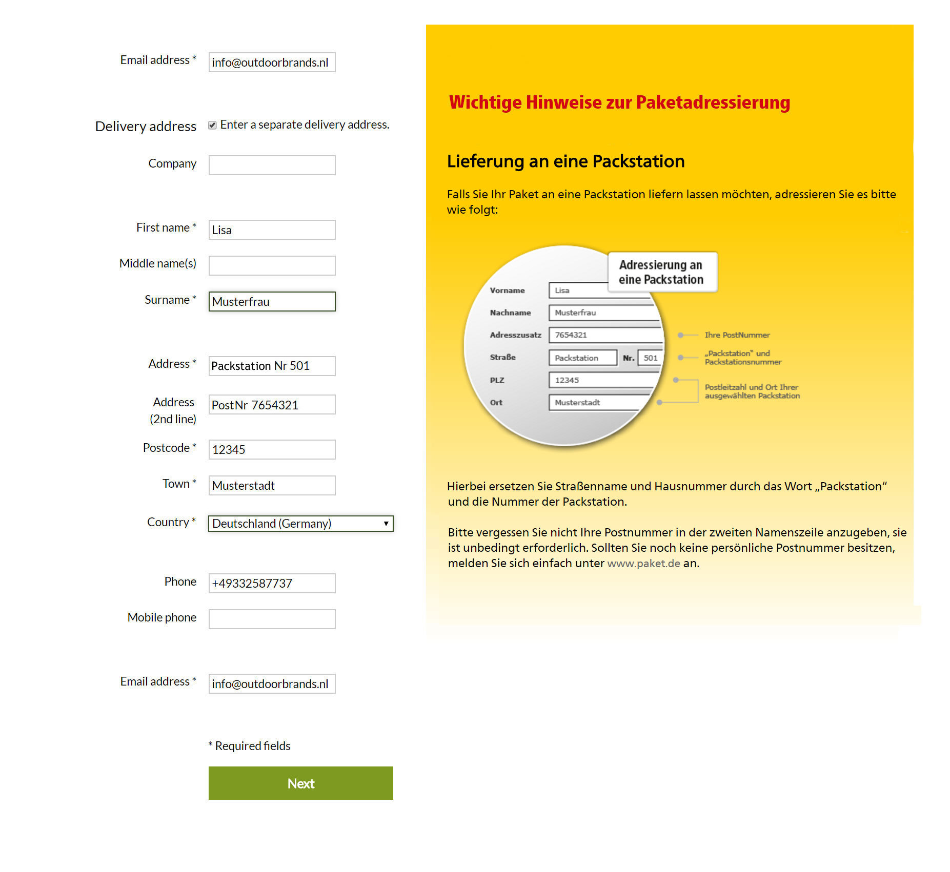 DHL-Packstation